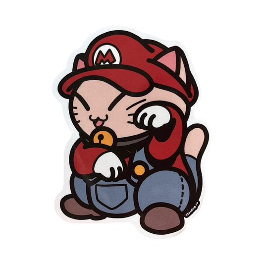 Mario Neko Sticker